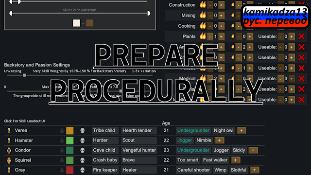 Prepare Procedurally rus