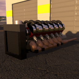 G.A.R.I.E Motors v12 Diesel Engine