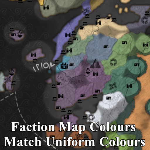 Faction Map Colours Match Uniform Colours