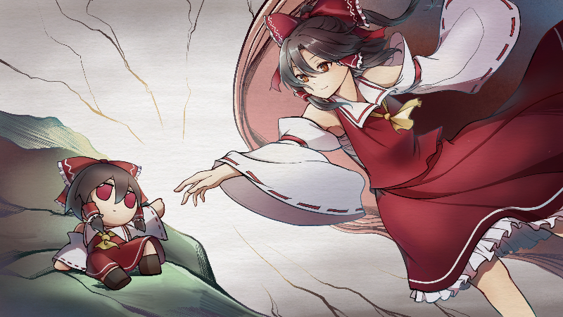 touhou project - reimu hakurei fumo