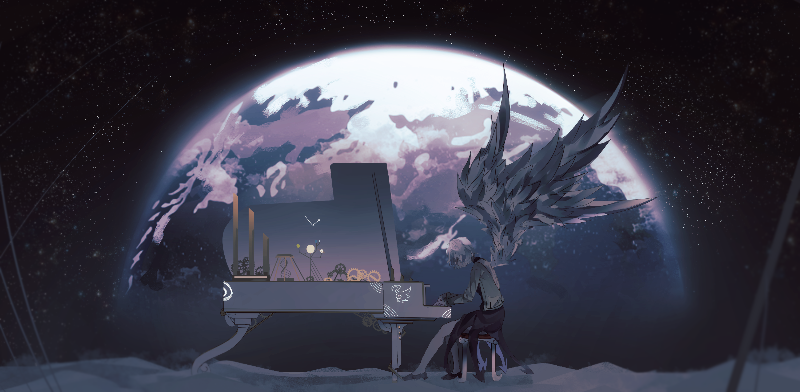 touhou project - lunar war wallpaper
