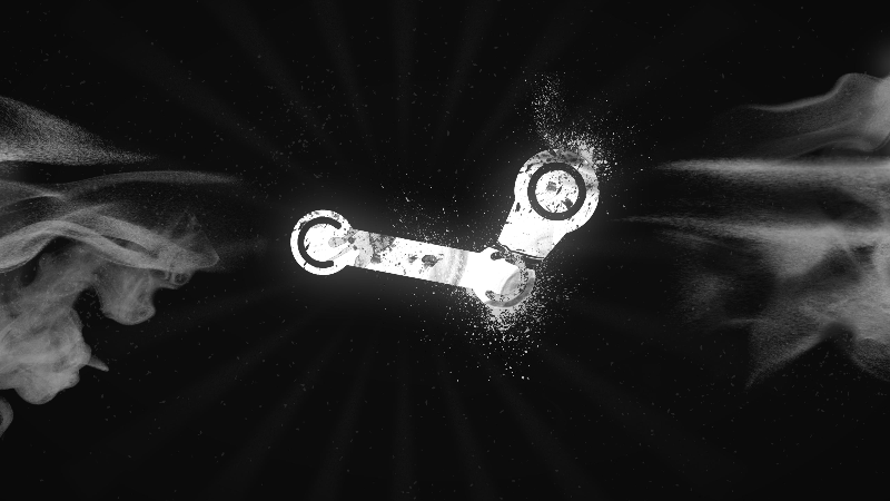 steam logo wallpaper