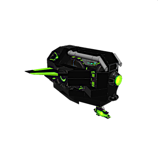 tiny UFO hover airship
