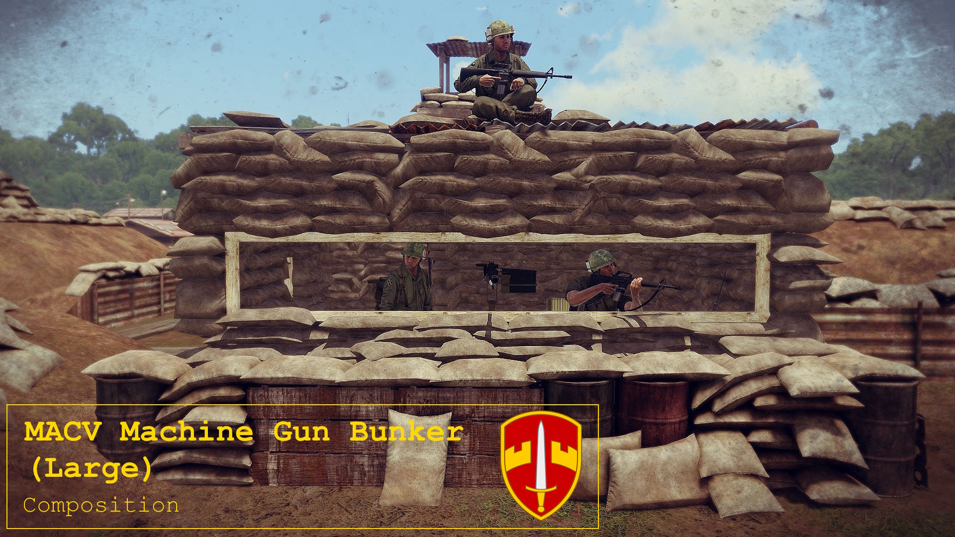 MACV Machine Gun Bunker (Large)
