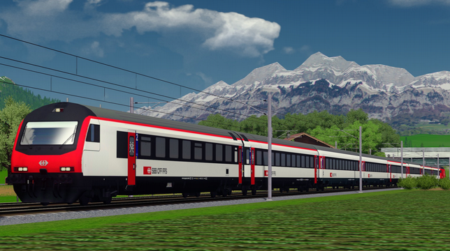 SBB Re 460 InterRegio (8 Cars)