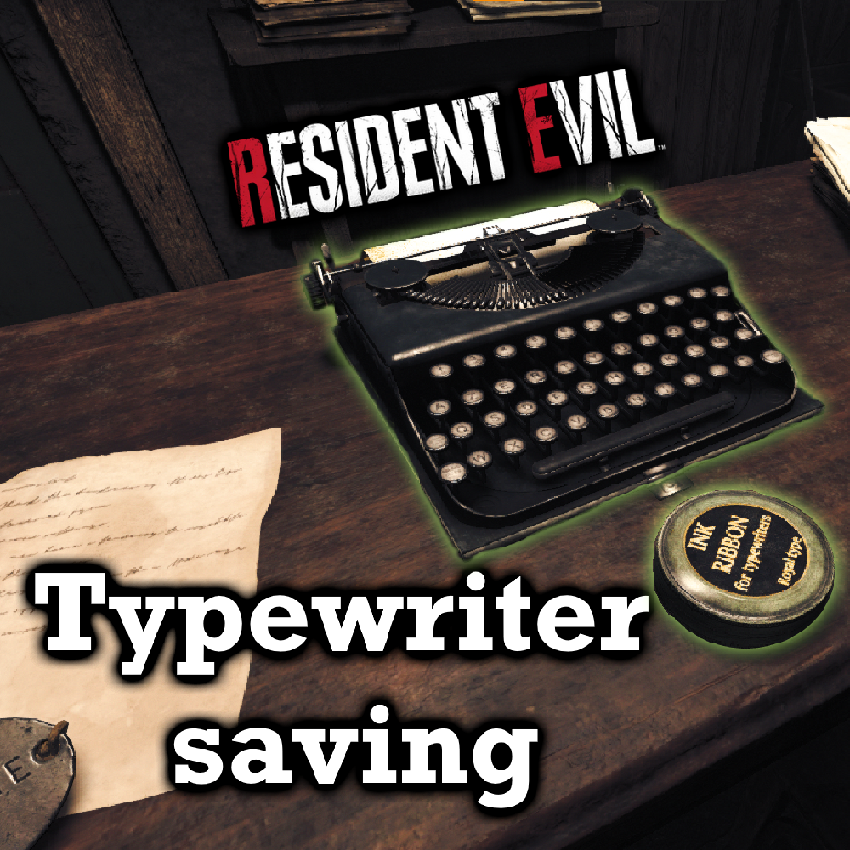 Resident Evil Style Saving - Ink Ribbons