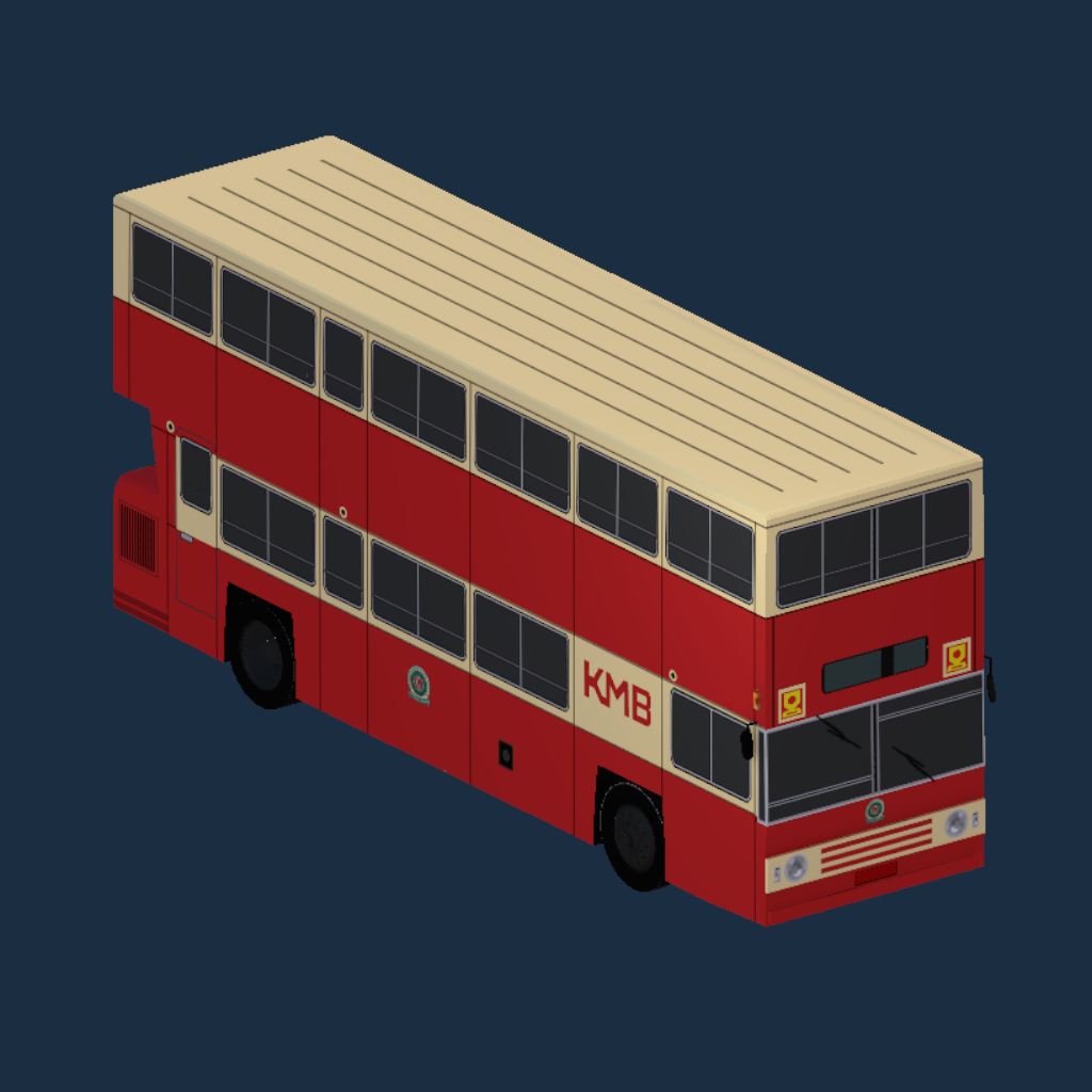 KMB D - Fleetline BACo 33ft Red Lantern