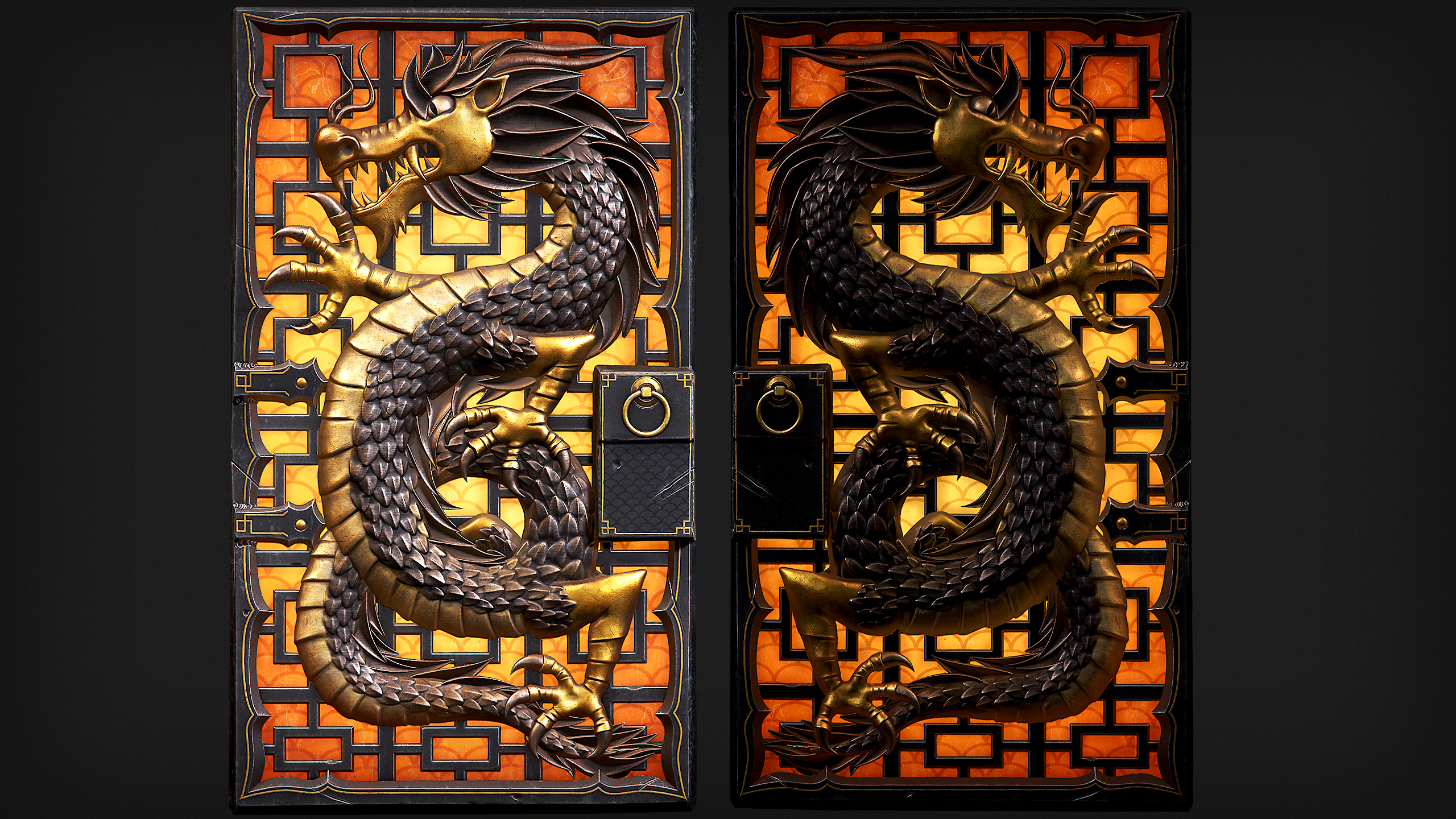 Year of the Dragon Door