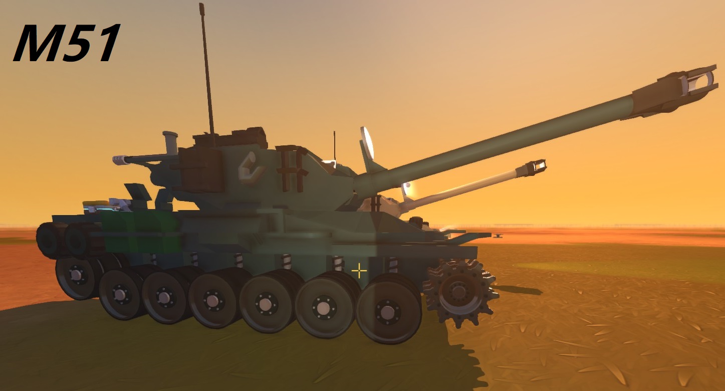 M51谢尔曼坦克/Sherman tanks   105mm-D1504式坦克炮