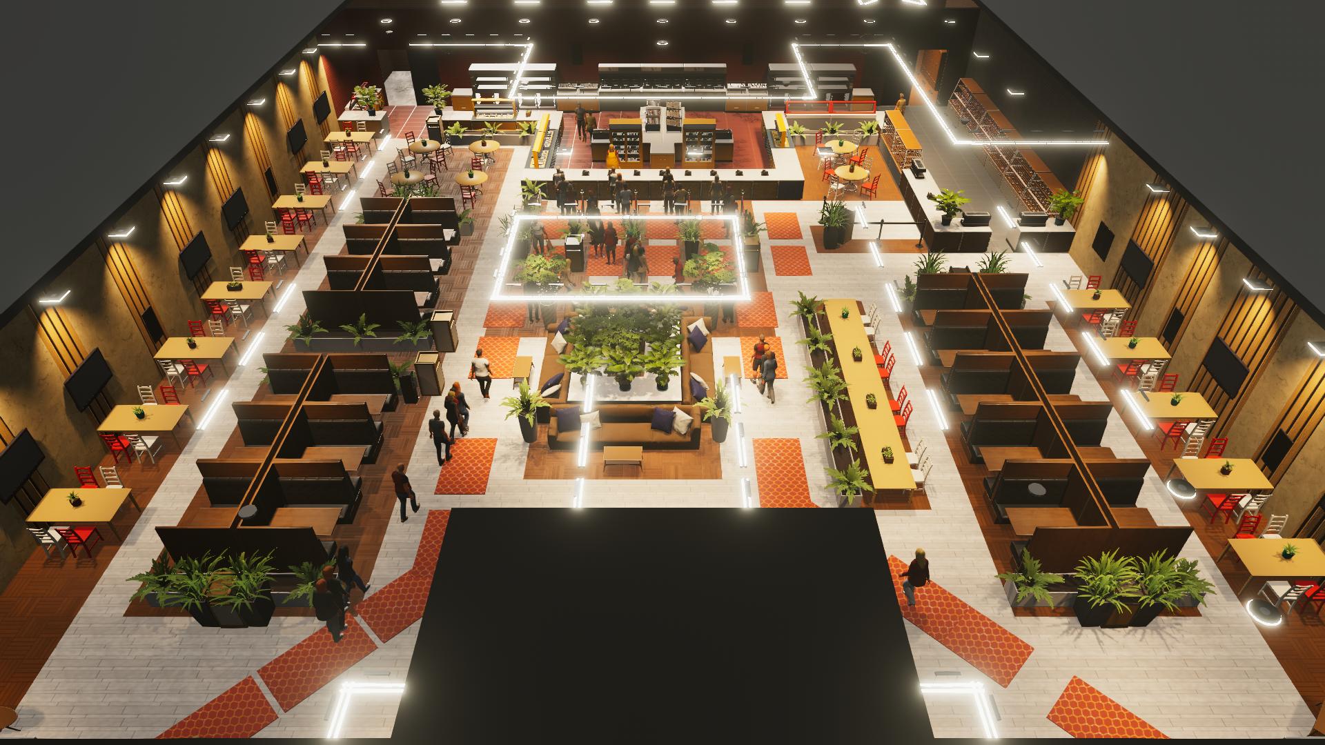 Large Fastfood 1000 m² outdated