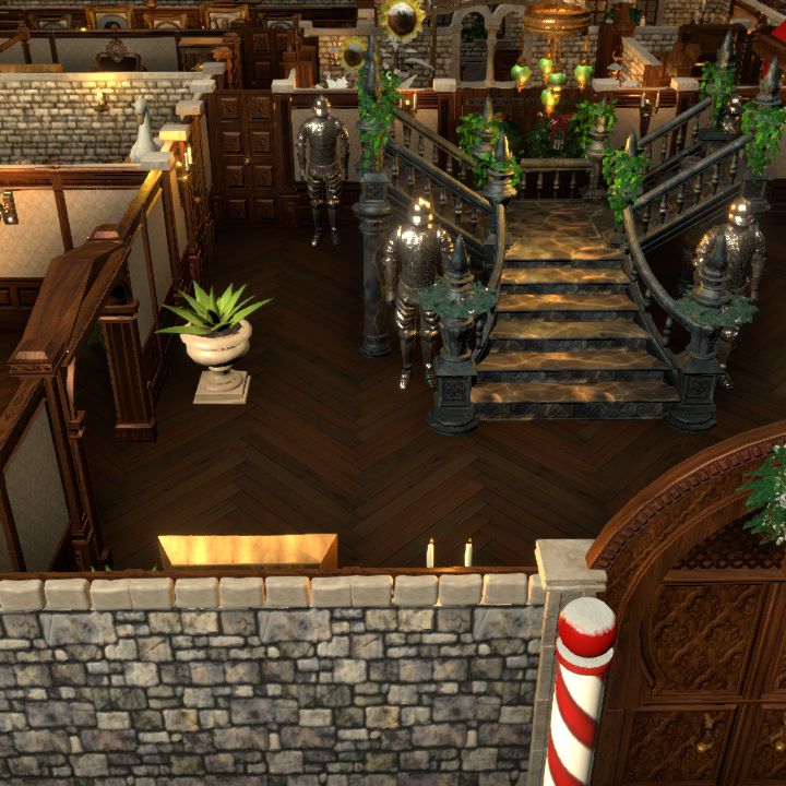 Castle Decorated for Yule Lvl 1