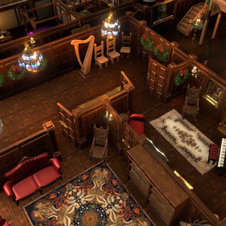 Castle Decorated for Yule Lvl 3