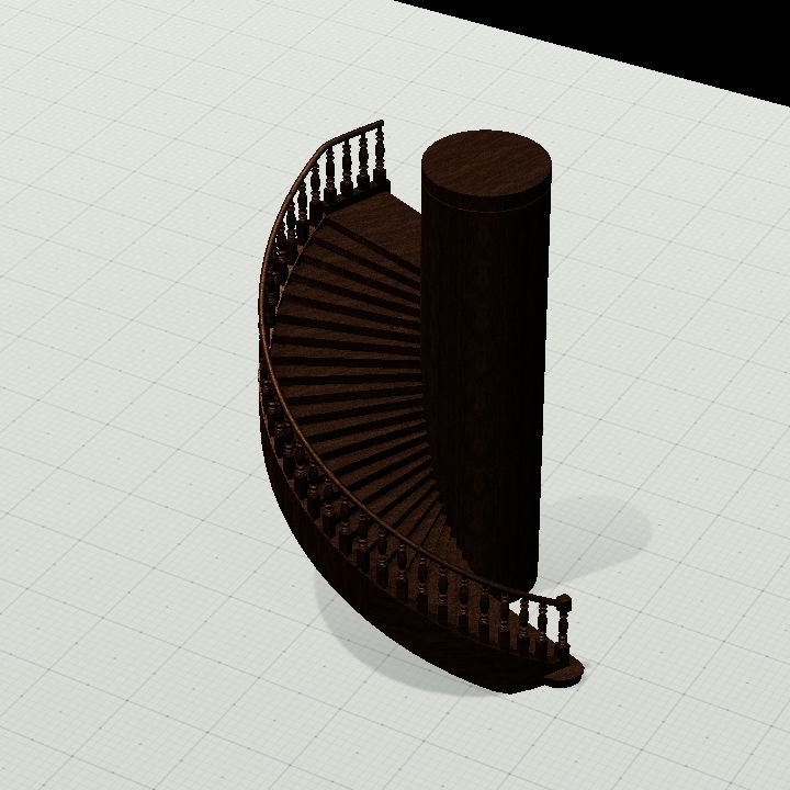 CurvedStairsWoodRight