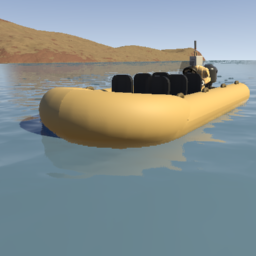 Desert Worms RIB - Rigid Inflatable Boat by Uncle T
