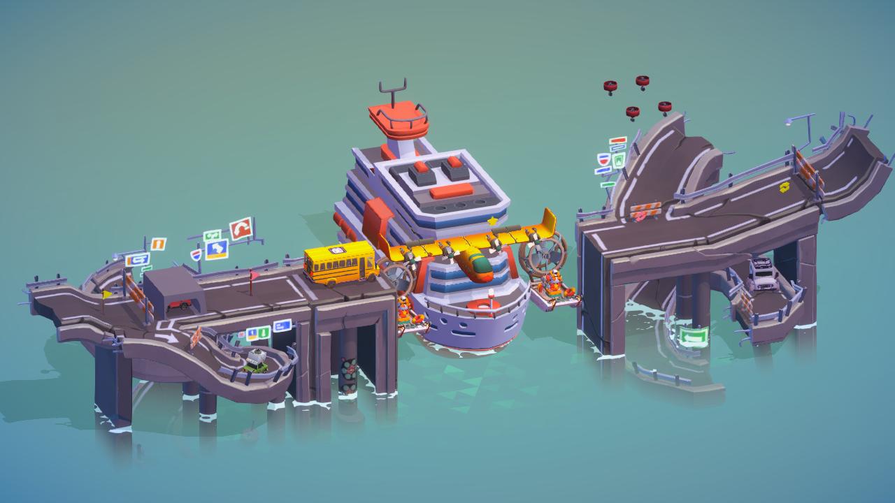Raising Car With Five Boats