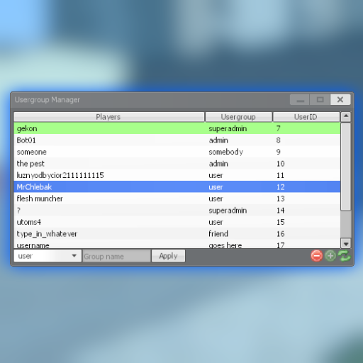 Usergroup Manager