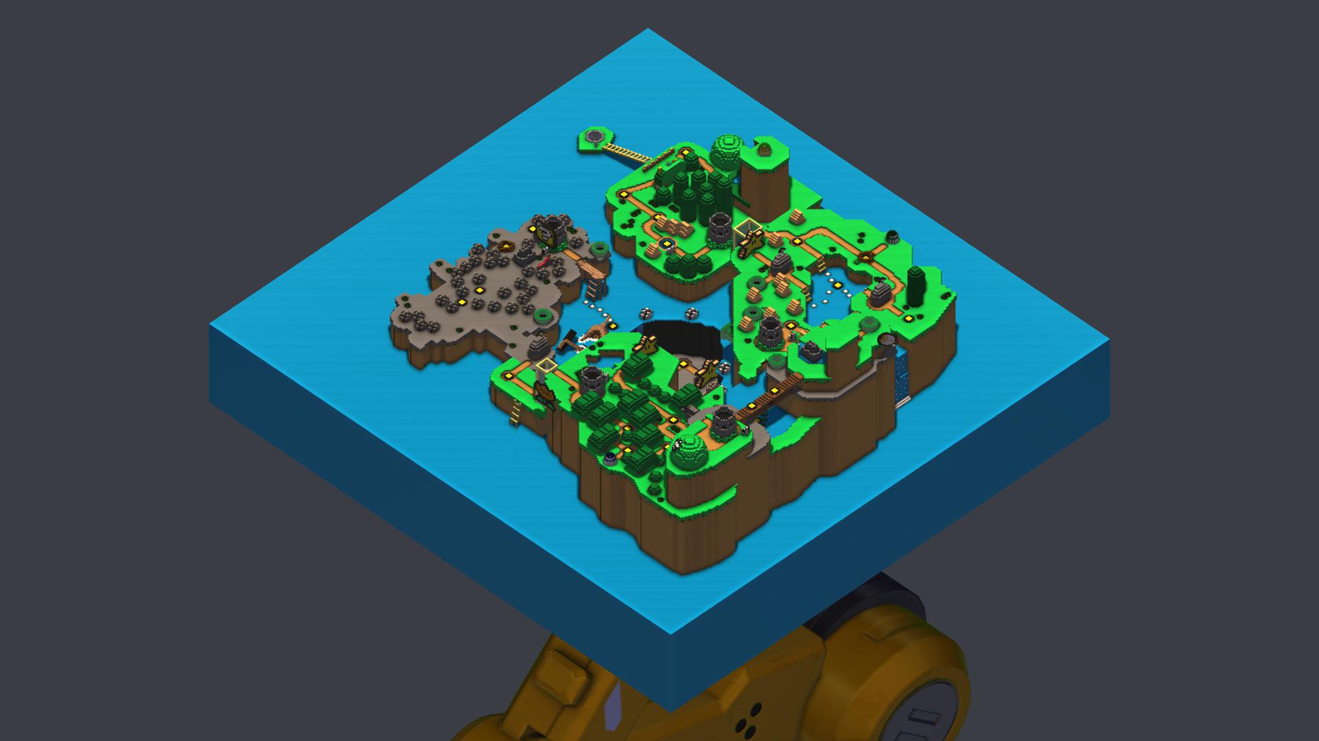 SMW World Map HIDE AND SEEK!