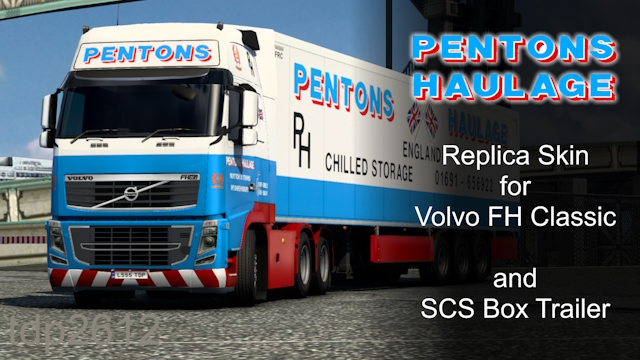 Pentons Haulage Replica Skins for Volvo + Trailer