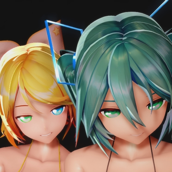 KEMKEM 百合 リン_ミク_で_KILLER_B_高画質 preview