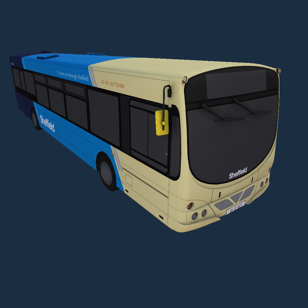 Wright Eclipse B7RLE Sheffield blue five rivers