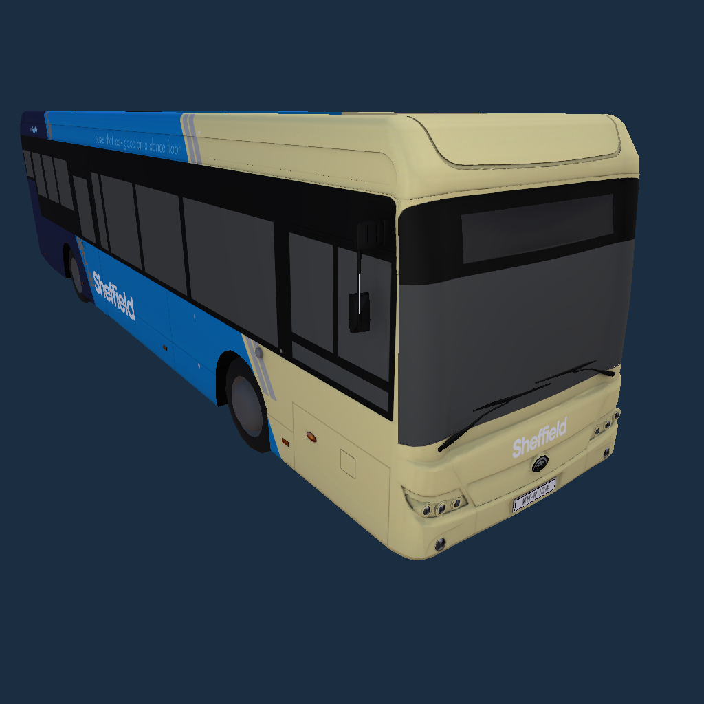 Yutong E12 Sheffield Blue Arctic Monkeys
