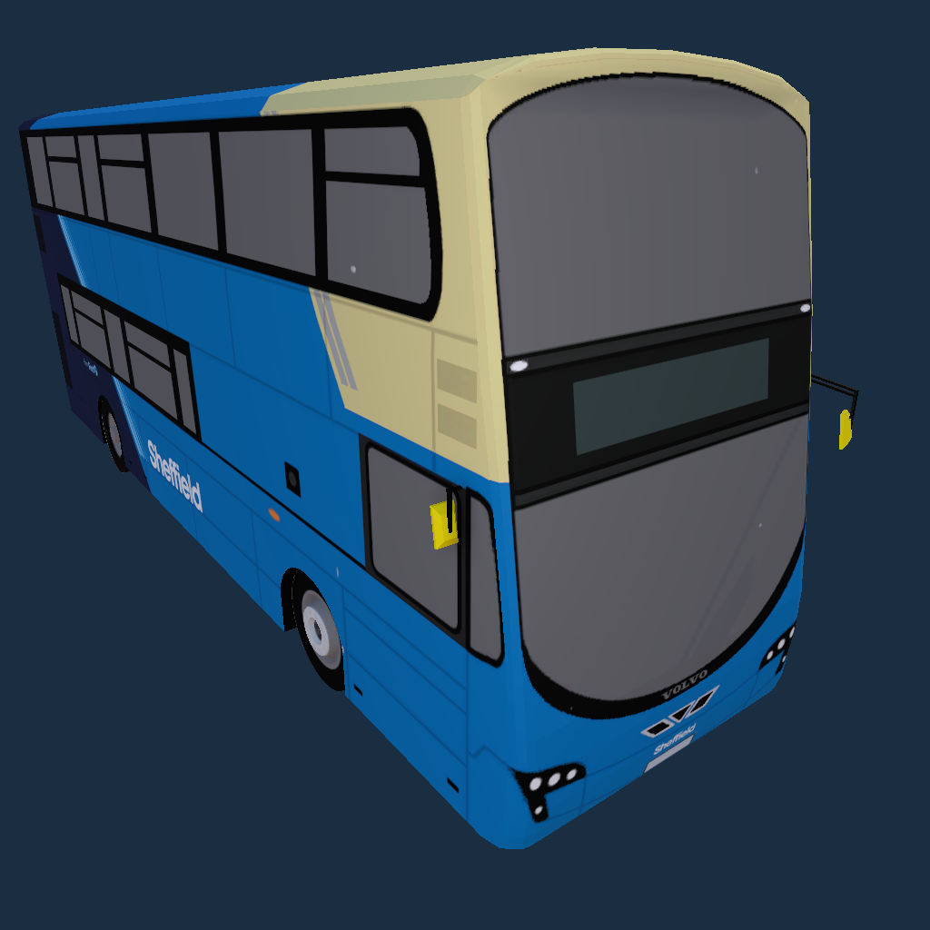 B9TL Wright G2 Sheffield Blue