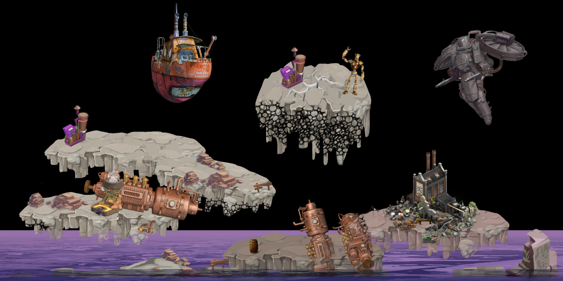 Steampunk Map by Gen_D
