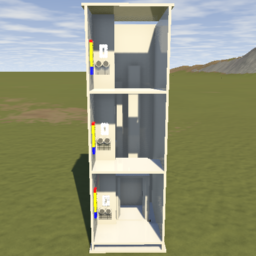 Working elevator (3 floor)