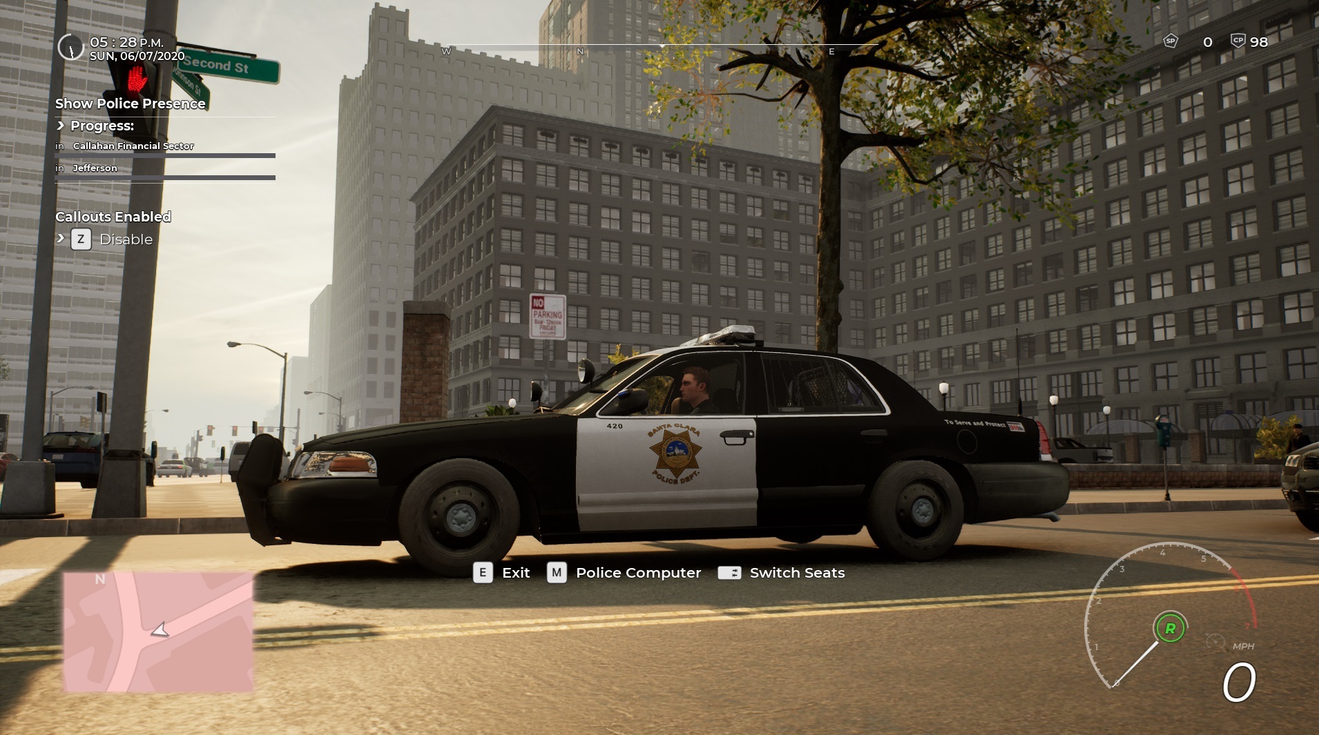Santa Clara Police Cruiser
