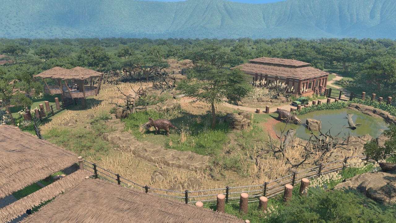 Safari style enclosure for medium-sized herbivores 2