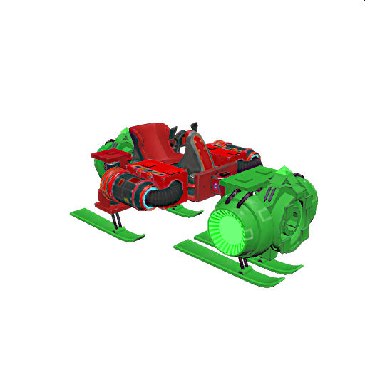 Christmas Snowmobile