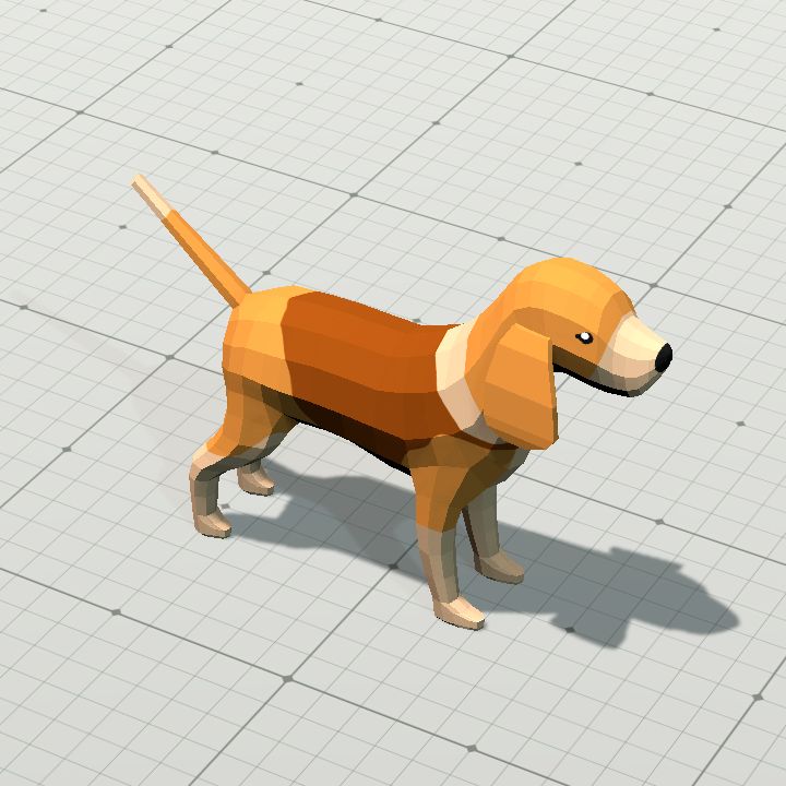 low_poly_dog