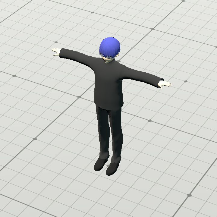 blue men