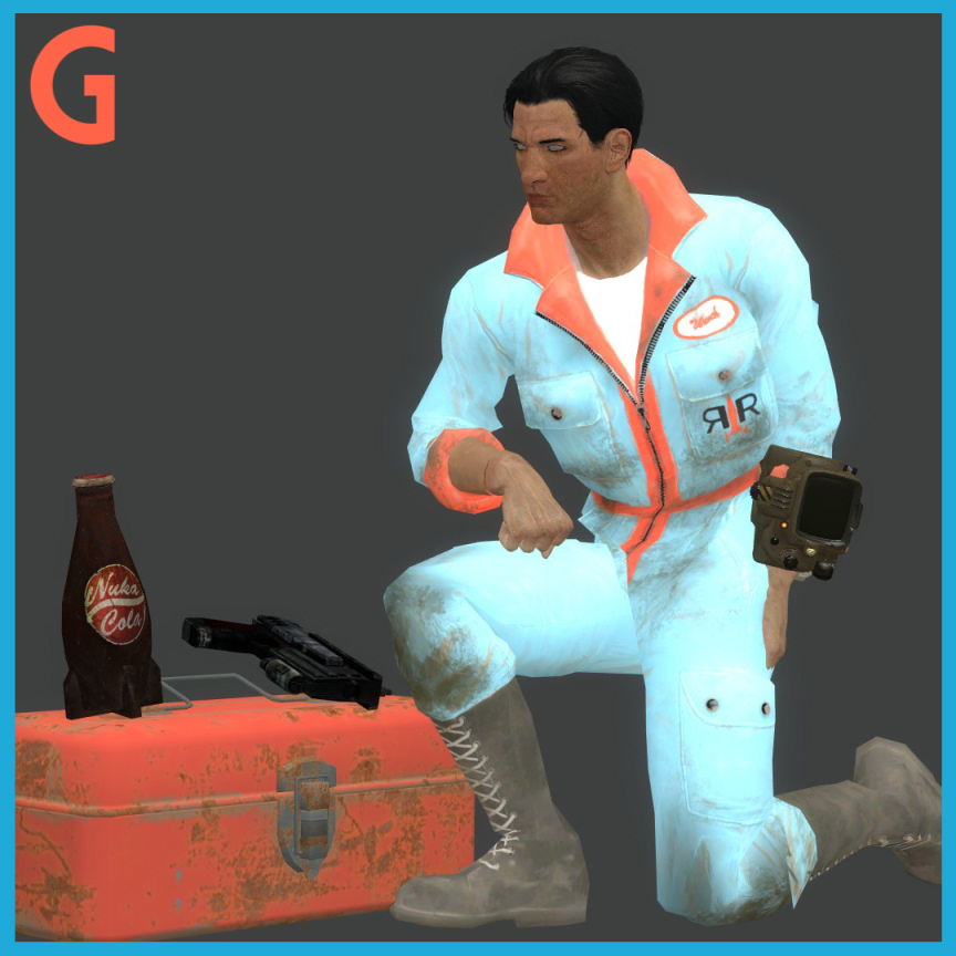Mechanic Jumpuit [Fallout] [Playermodel+Ragdoll]