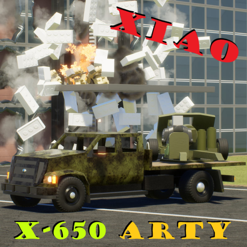 Xiao X-650 Flatbed Artillery Conquest Medium Duty Truck