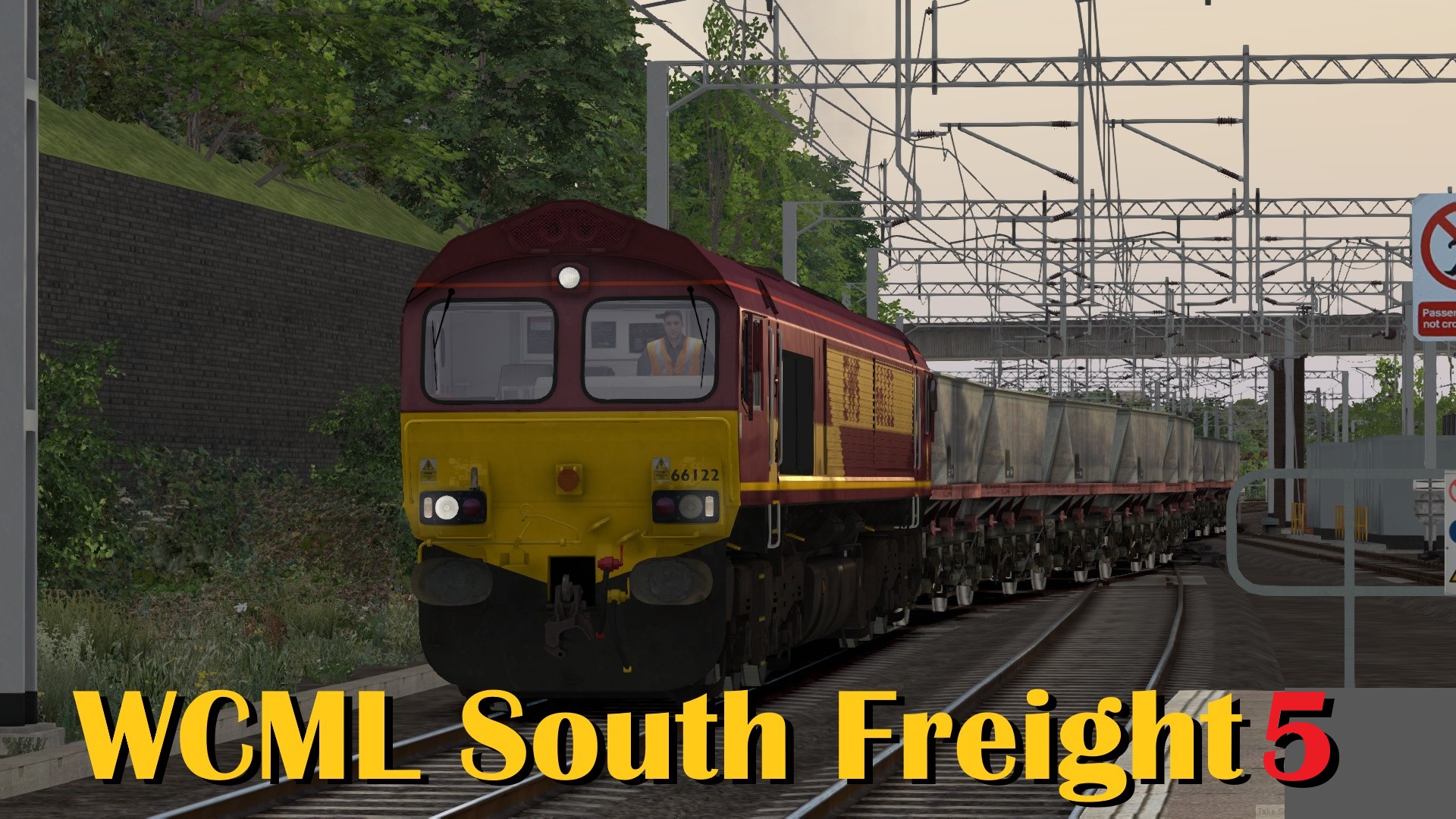 N.S1055 WCML South Freight - Sunday Empty Ballast