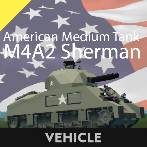 WW2 American Medium Tank M4A2 Sherman