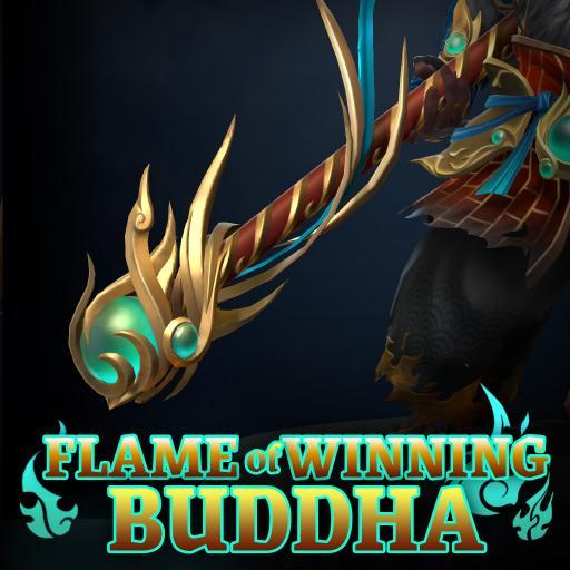 Flame of Winning Buddha - Staff