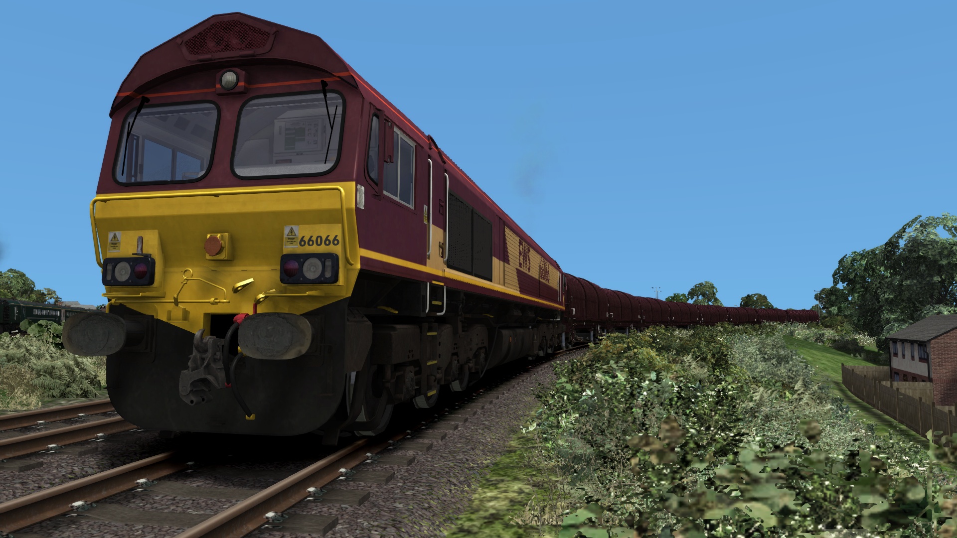 [bX126] 66165 Larbert to Cadder Yard freight