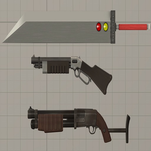 Team Fortress 2 Enhanced Small Weapons Pack #13 (Props)