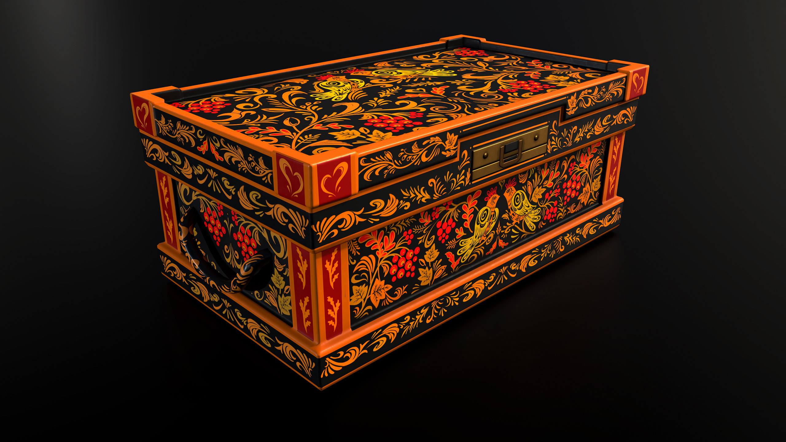 Khokhloma Box