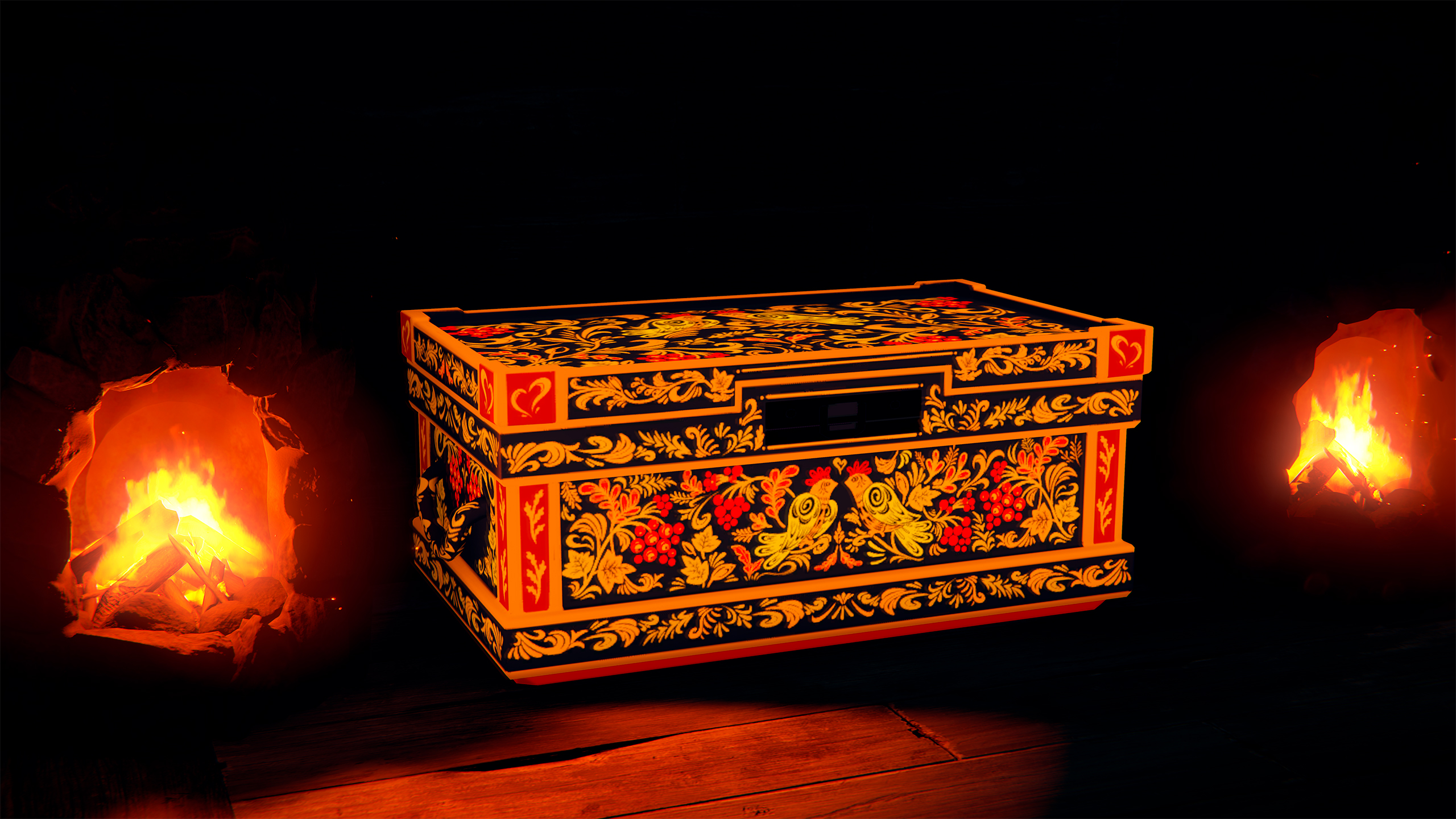 Khokhloma Box