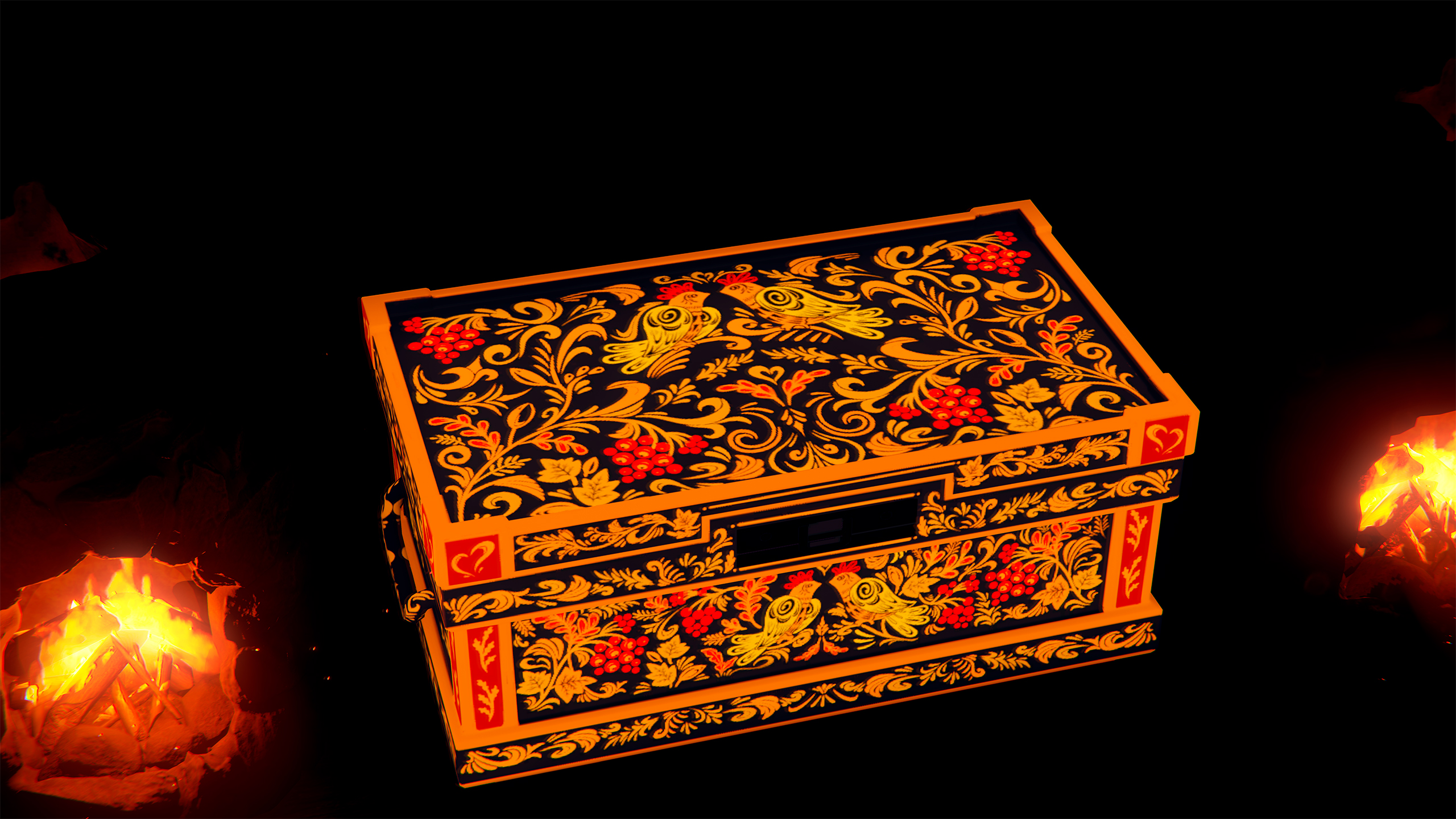 Khokhloma Box