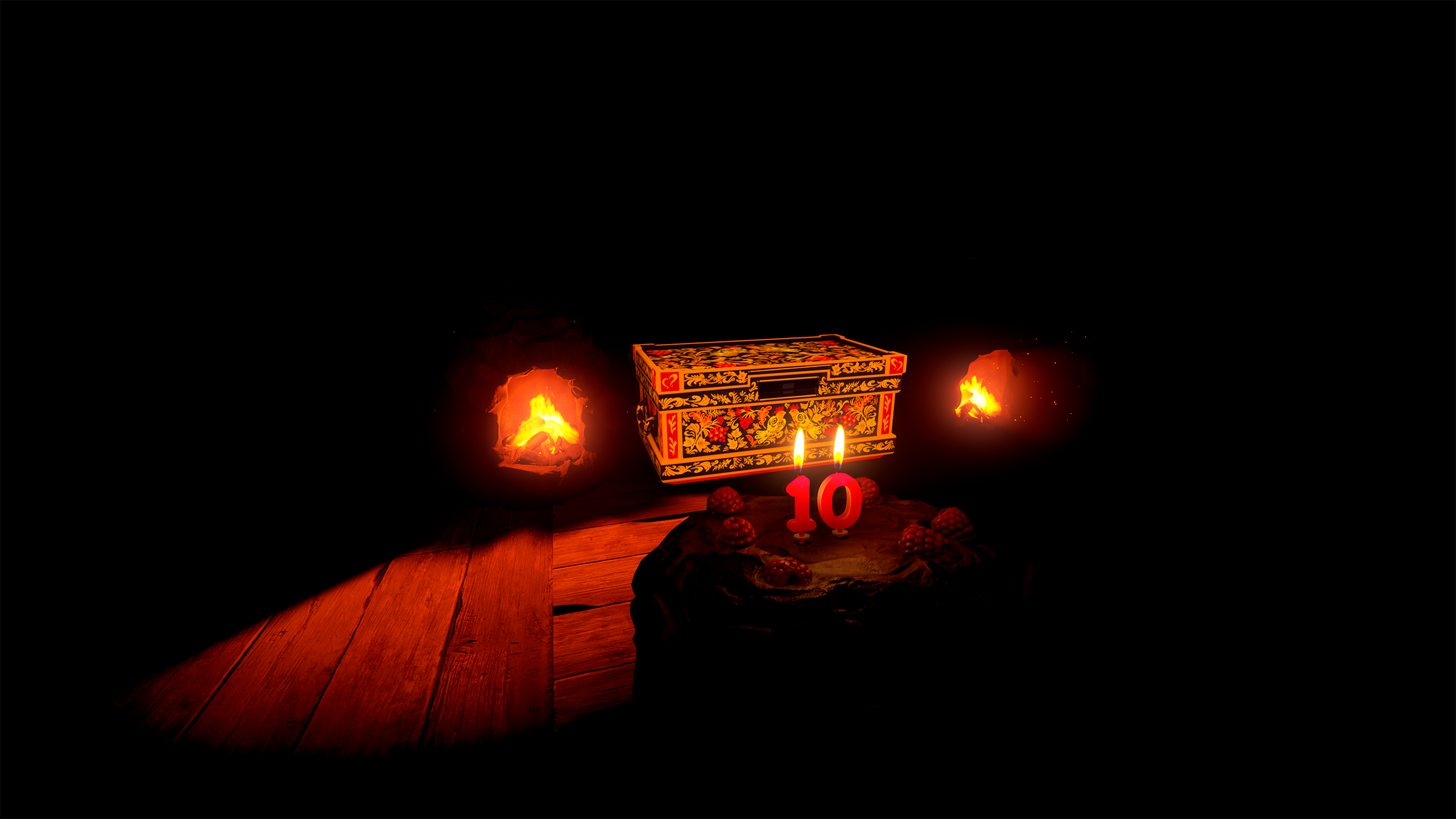Khokhloma Box