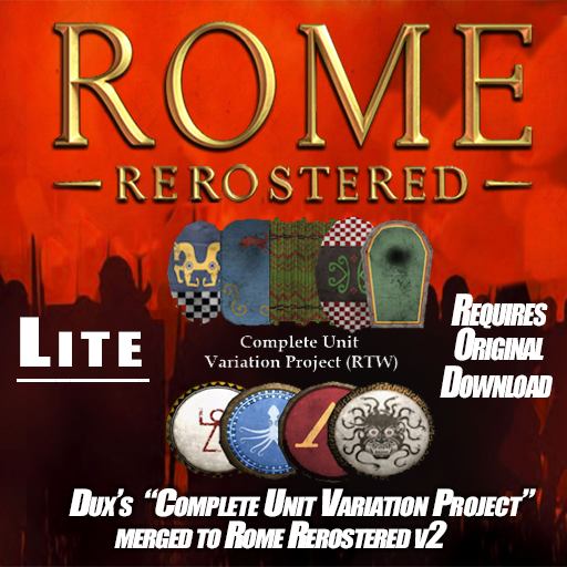 Rome Rerostered v2.31 - Unit Variation DLC - Lite