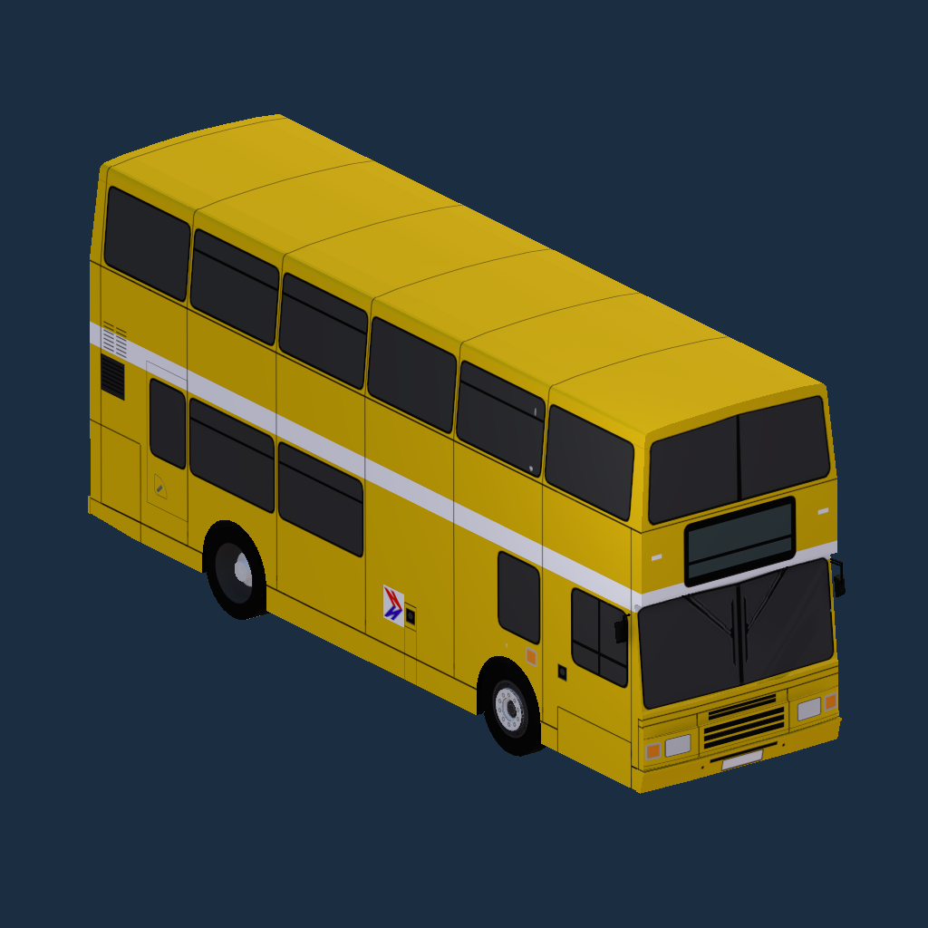 Volvo Olympian - NBC Canary Yellow