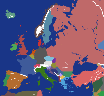 EUROPE BUT BIG POLAND