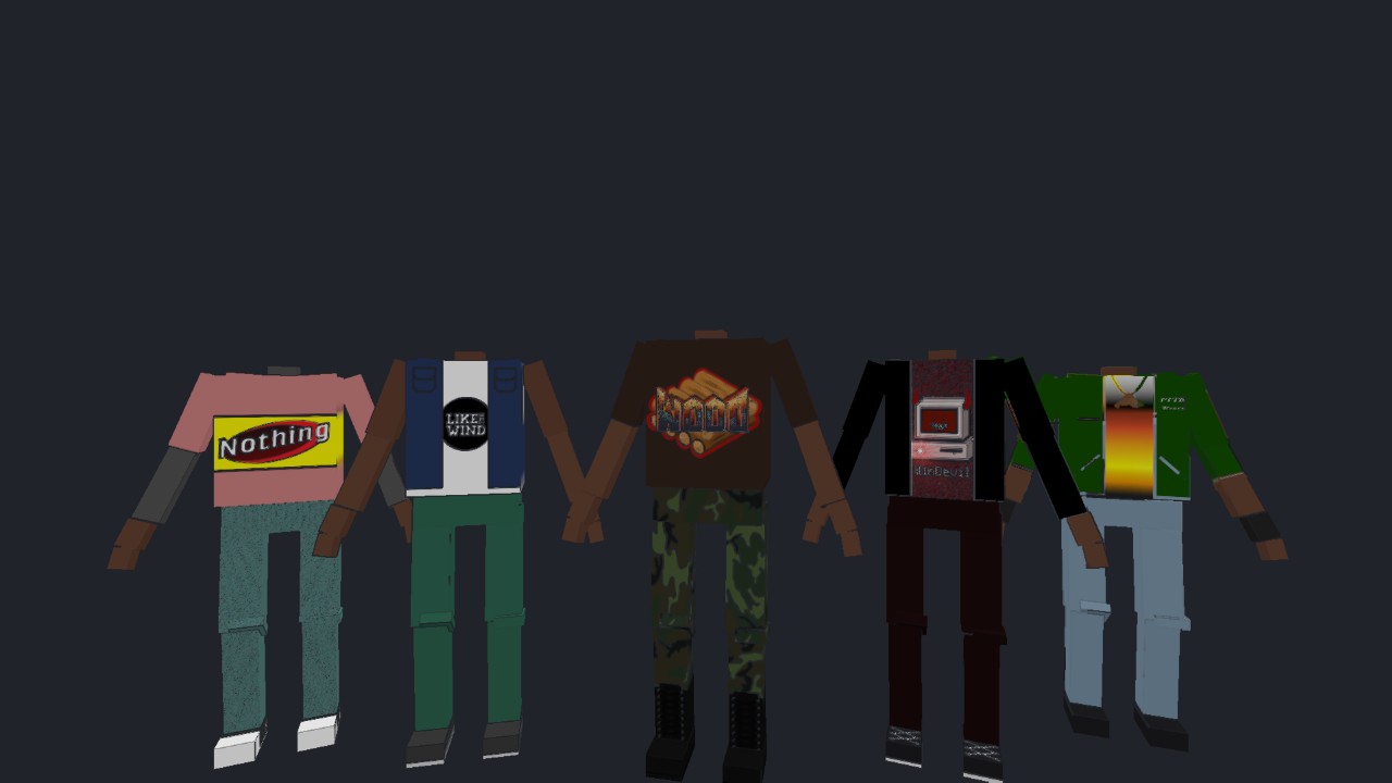 YM's Random Body Textures #11(Dark Skintone)