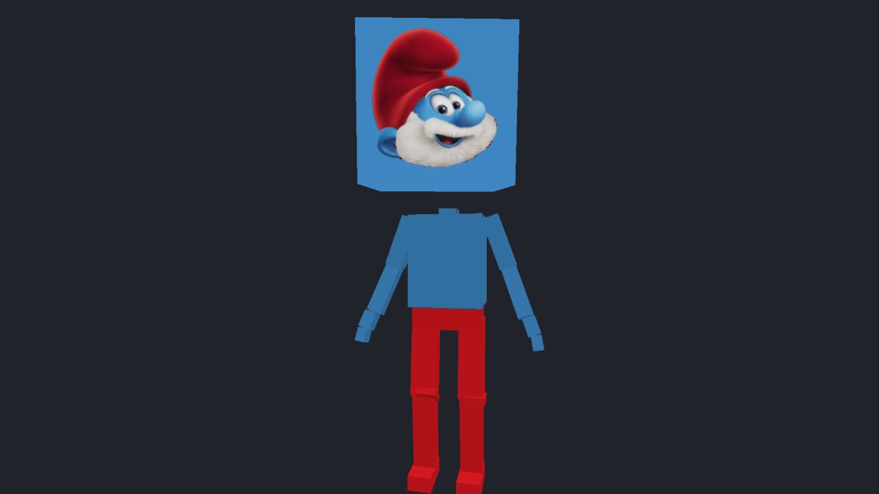 Really cursed Papa Smurf
