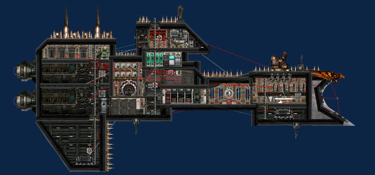 Sword class light destroyer 40K – Barotrauma Mod